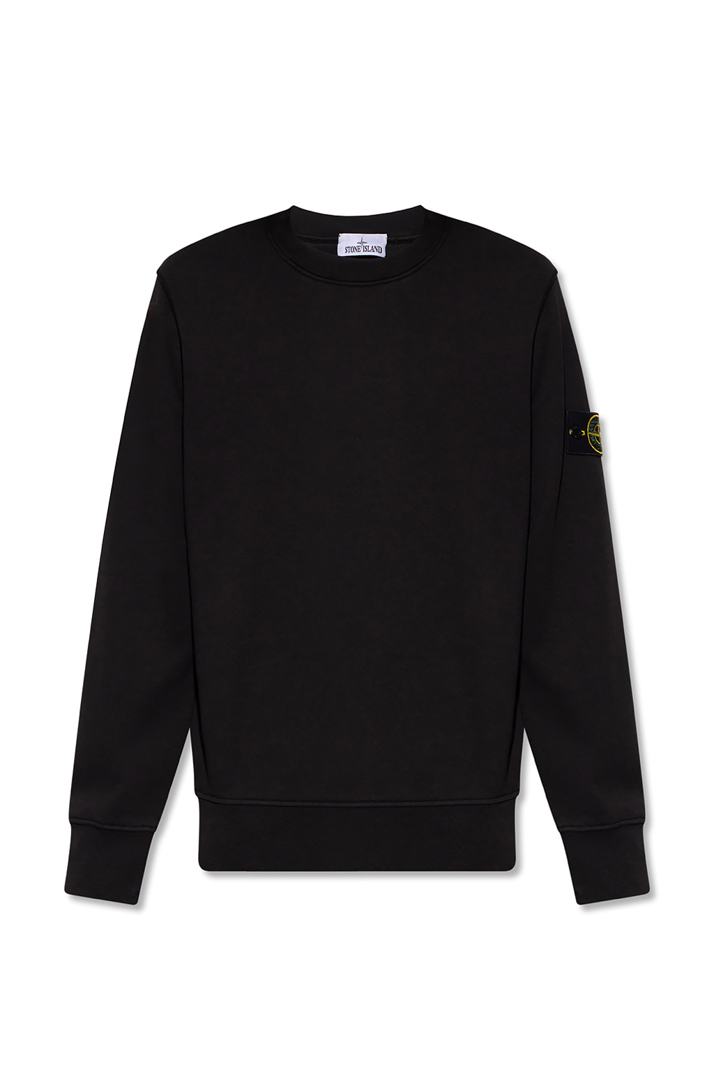 Stone island jumper big logo sale